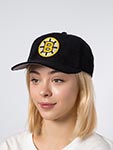 Бейсболка AMERICAN NEEDLE арт. 23022A-BBR Boston Bruins Corduroy Valin NHL (черный)